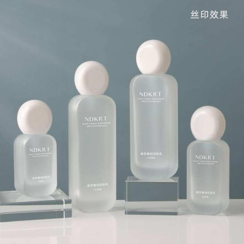 6-Piece Travel Bottle & Cream Jar Set for Toiletries