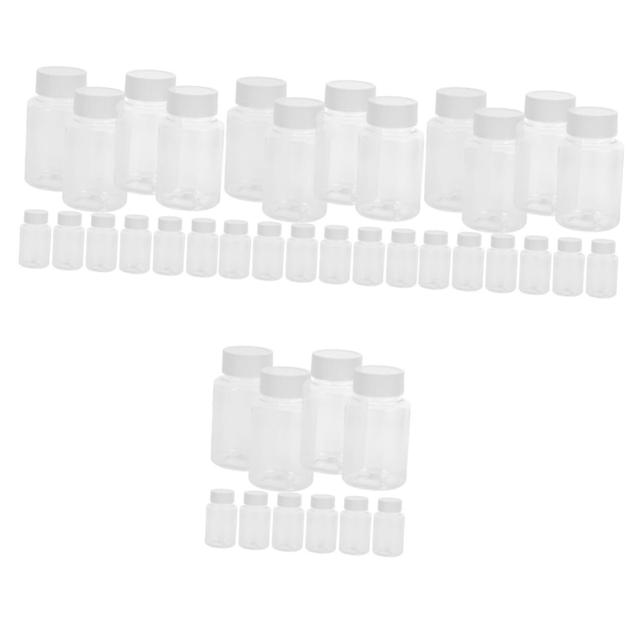 Small Travel Storage Bottles with Secure Caps
