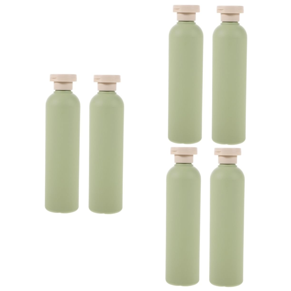 6-Piece Travel Bottles Set for Shampoo, Lotion & Toiletries