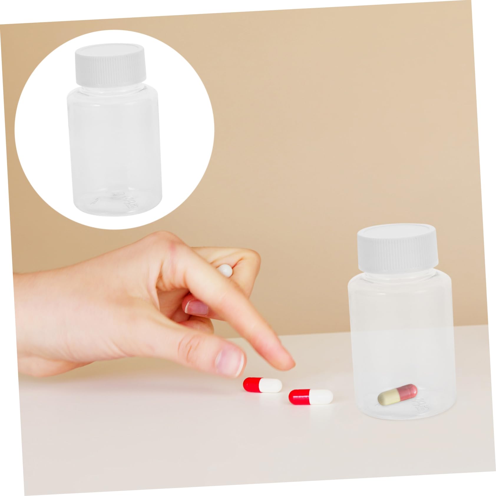 Small Travel Storage Bottles with Secure Caps