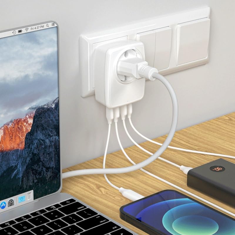 Multifunctional Wall Charger Adaptor Socket Plug Converter Travel Socket