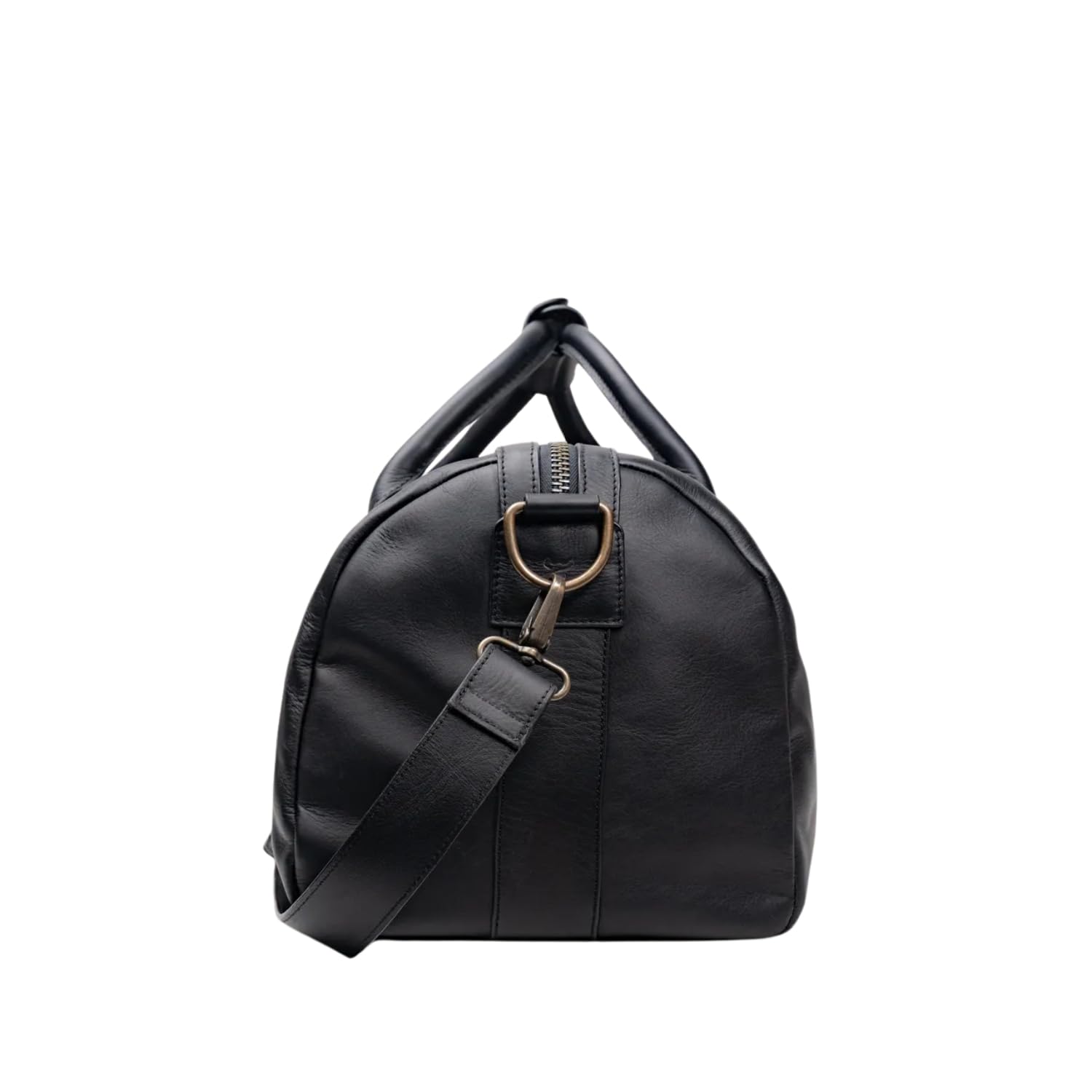 Full-Grain Leather Travel Duffel Bag for Weekend & Gym