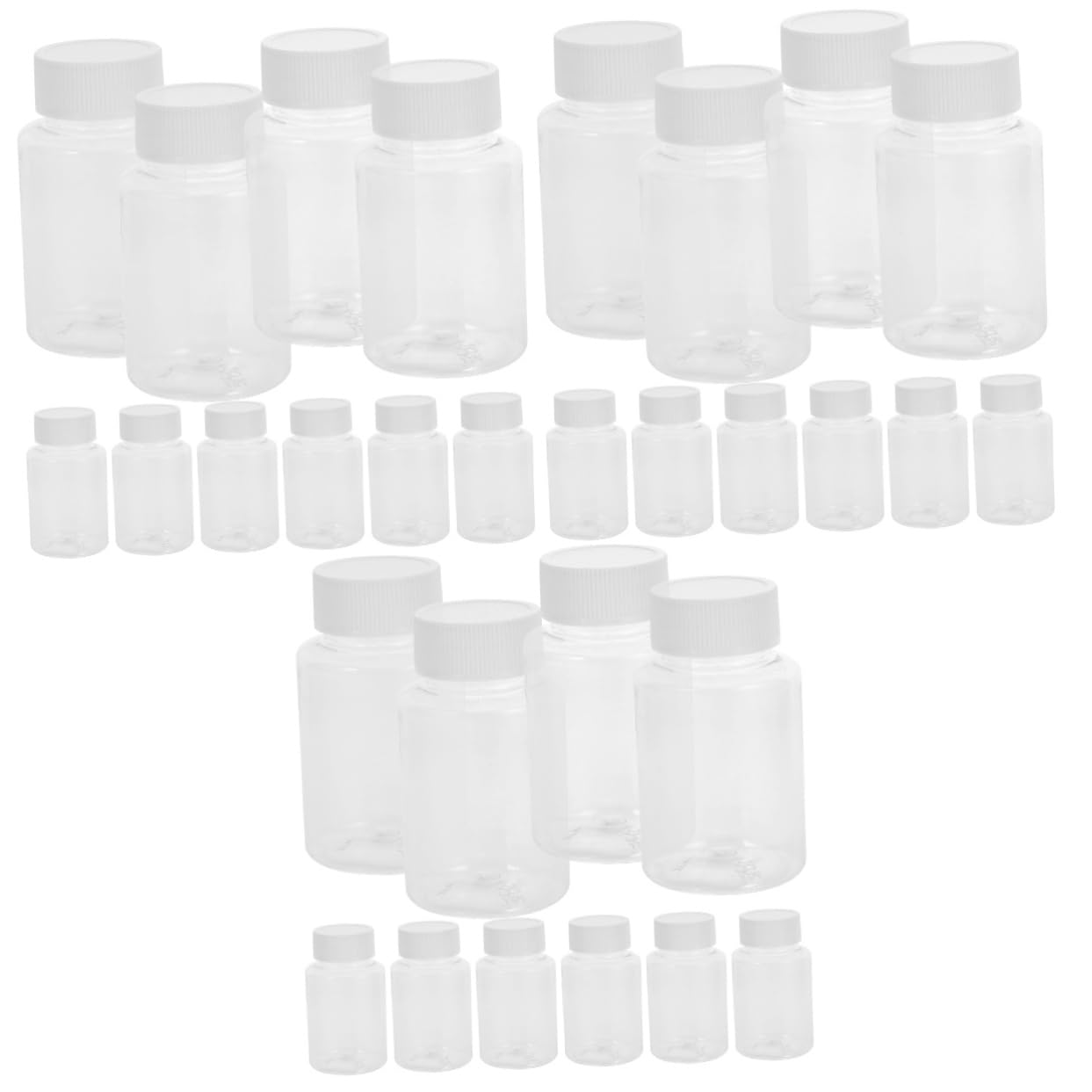 Small Travel Storage Bottles with Secure Caps