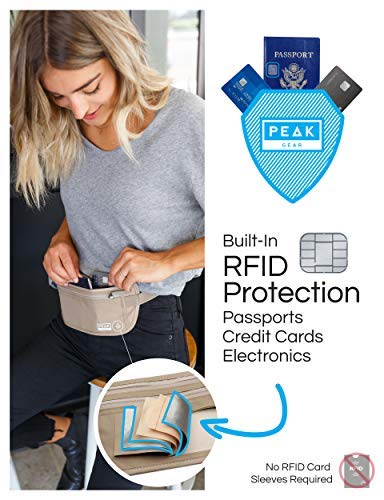Peak Gear Money Belt Family by Color