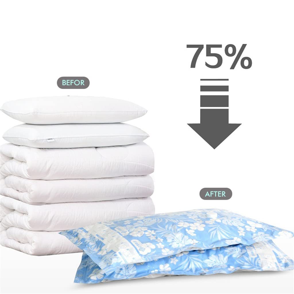 10-Pack Vacuum Compression Storage Bags 60 × 80 cm for Travel & Home