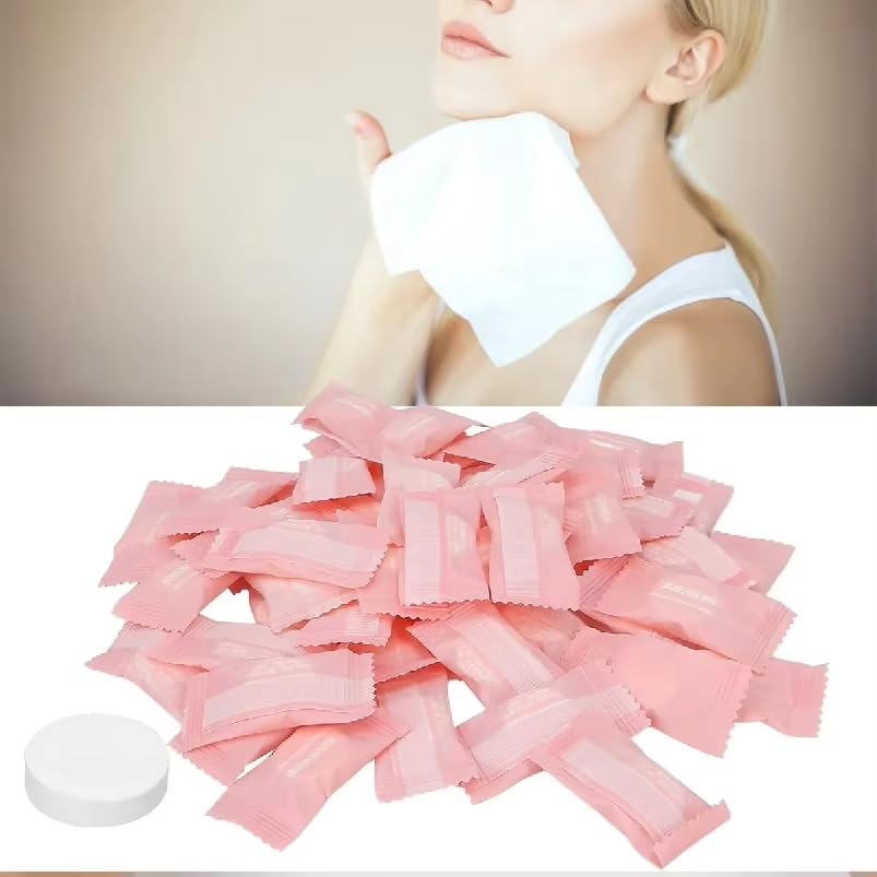 100% Cotton Compressed Disposable Face Towels