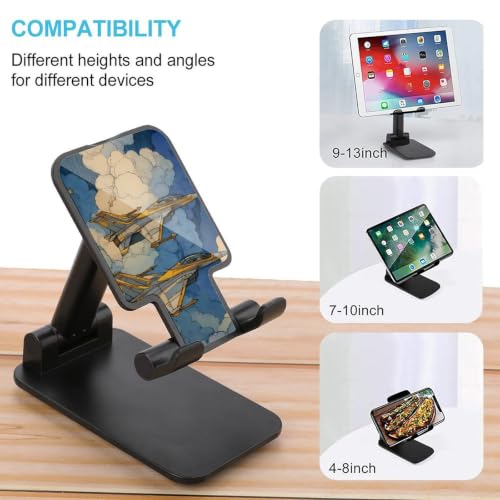 Fighter Jets Flight Foldable Phone Stand for Desk Holder