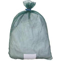 Laundry Bag, Green, Rubber Closure, PK12
