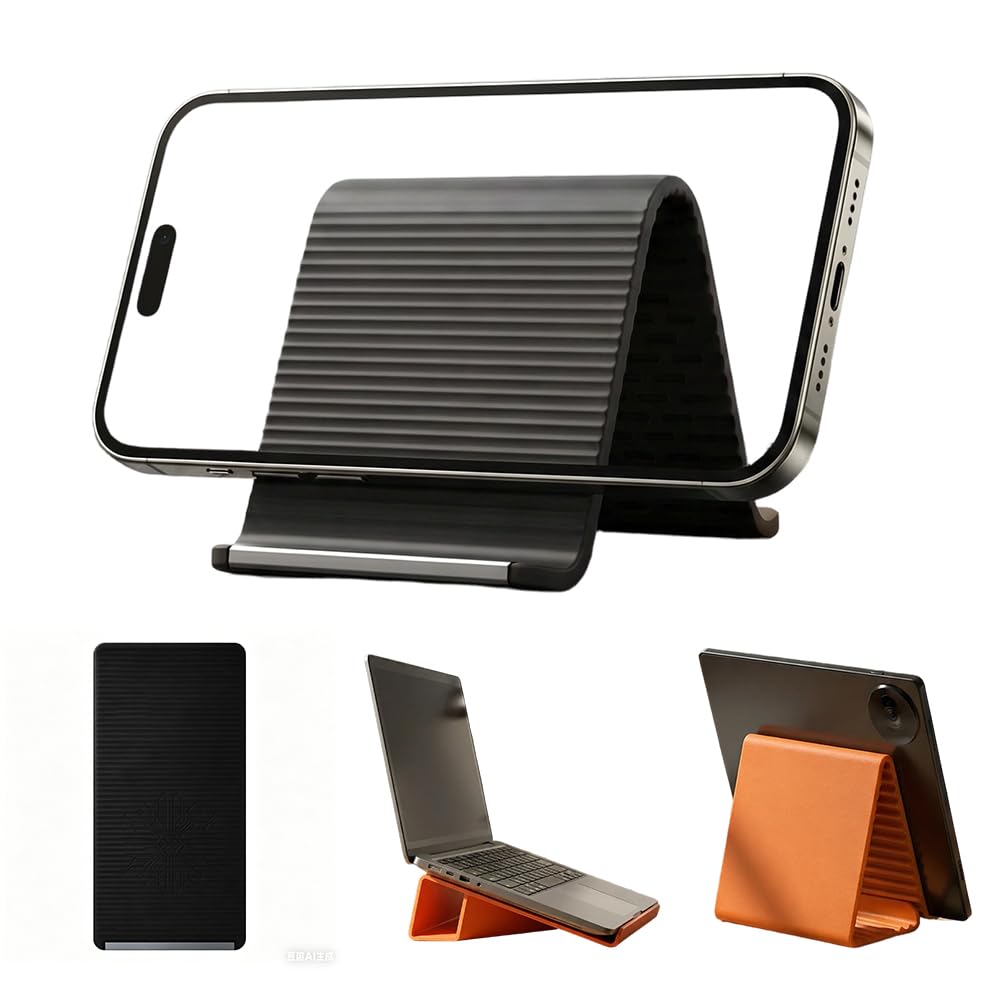 Flexible Foldable Phone Stand for Desk & Travel