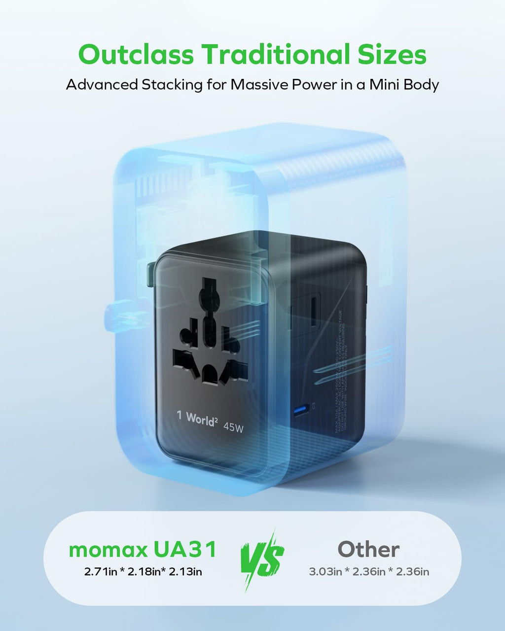 MOMAX Universal Travel Adapter