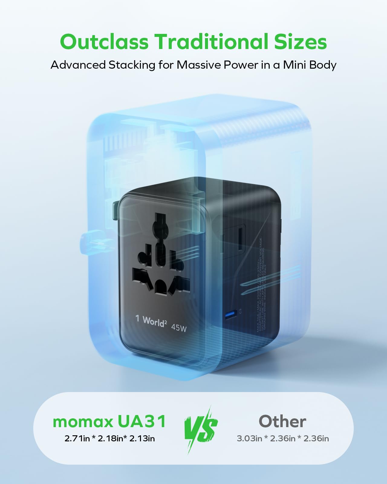 MOMAX Universal Travel Adapter
