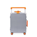 VALCLA Aluminum Frame Suitcase 28" Aluminum Frame PC Hardshell Suitcase with Spinner Wheels Case Mute Universal Wheel Wide Trolley Case Business Suitcase Pure PC Material Luggage Travel Suitcase (Color : Silver, Size : 28inch)