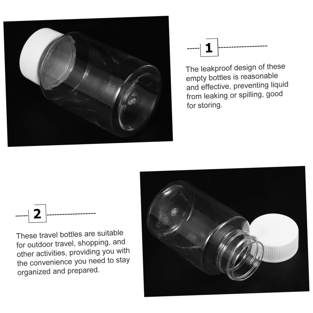 Small Travel Storage Bottles with Secure Caps