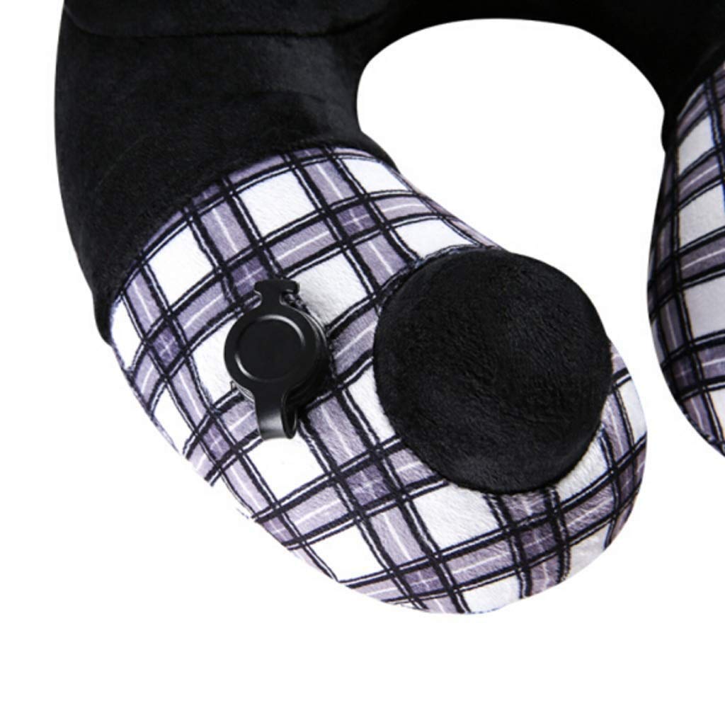 Automatic Inflatable Travel Neck Pillow for Plane & Train