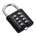 8-Digit Combination Luggage Padlock with Zinc Alloy Body
