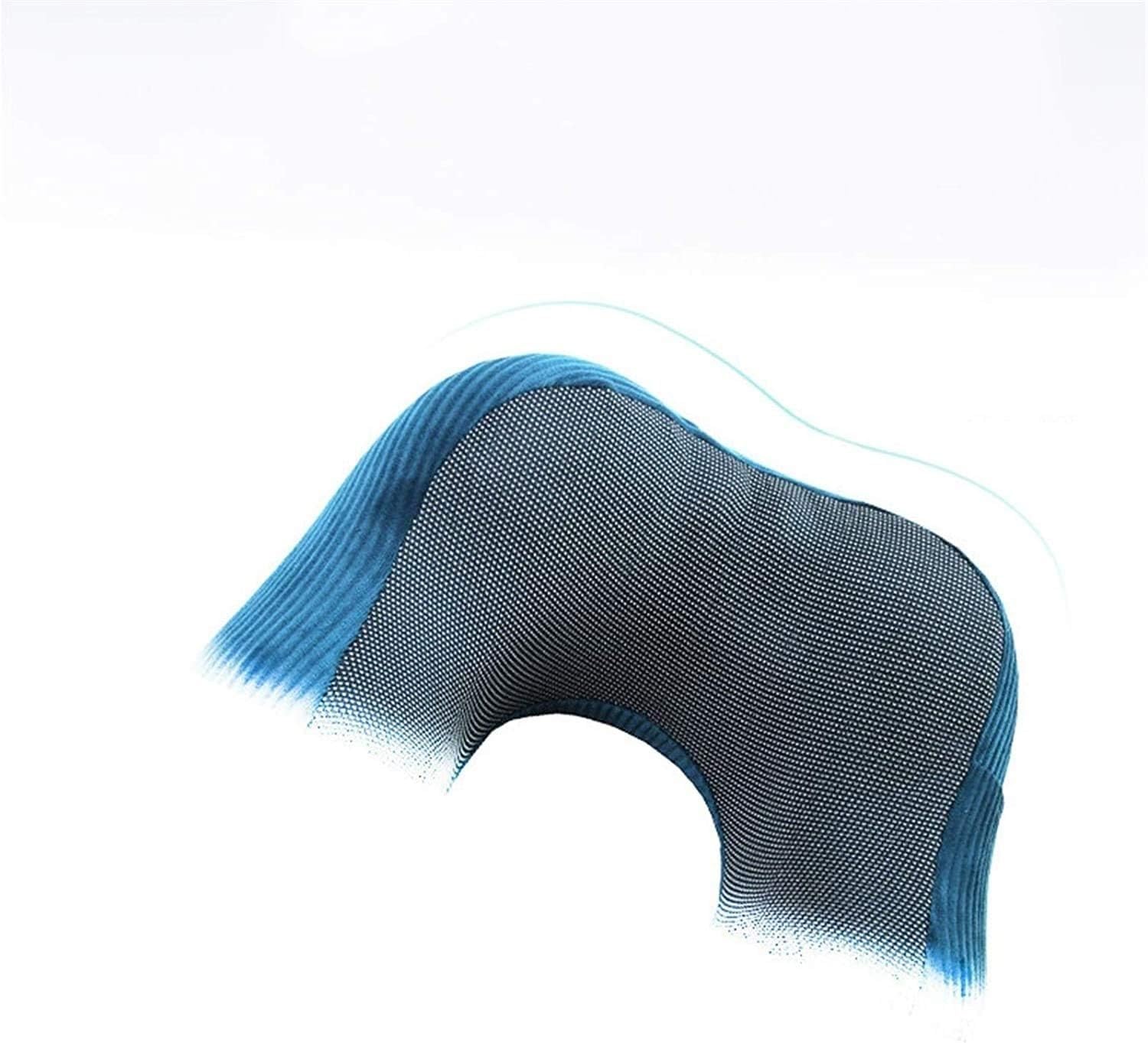 Inflatable Travel Neck Pillow with Fleece Cover & Eye Mask