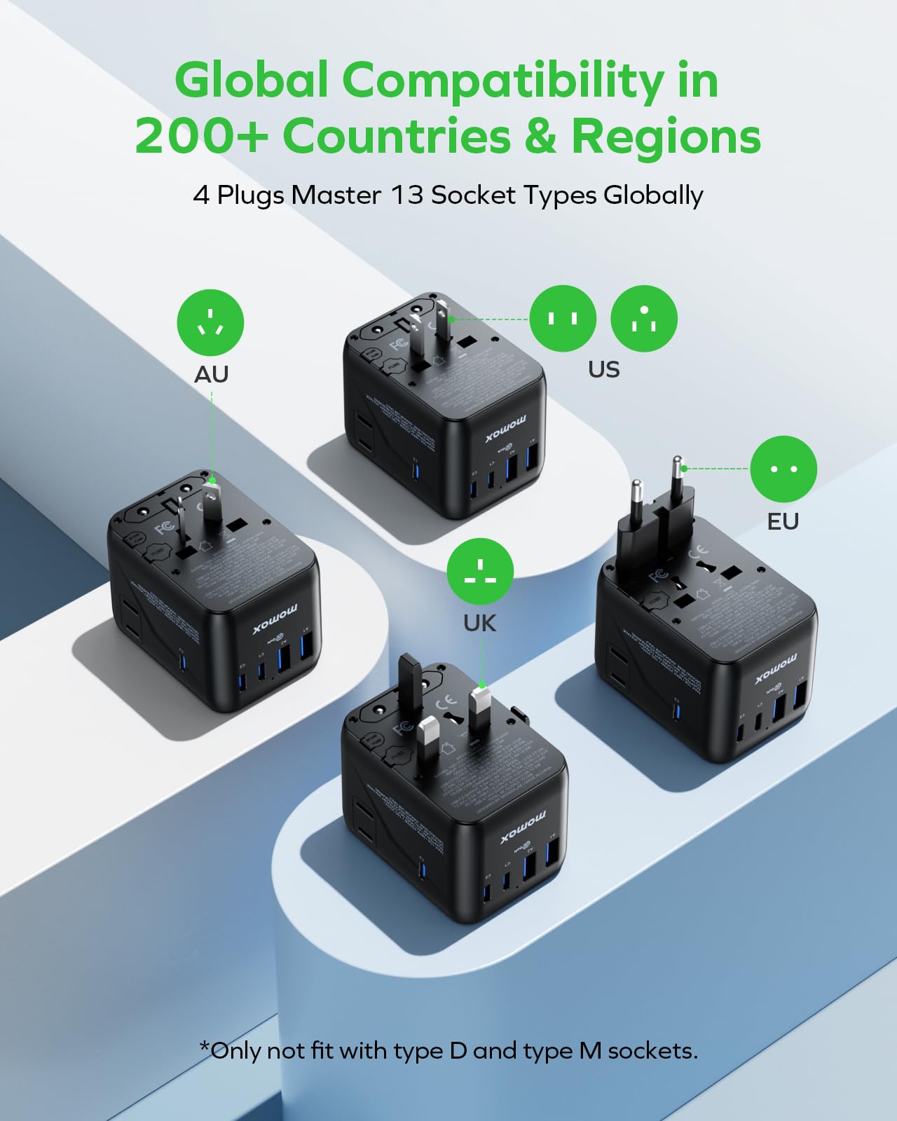MOMAX Universal Travel Adapter