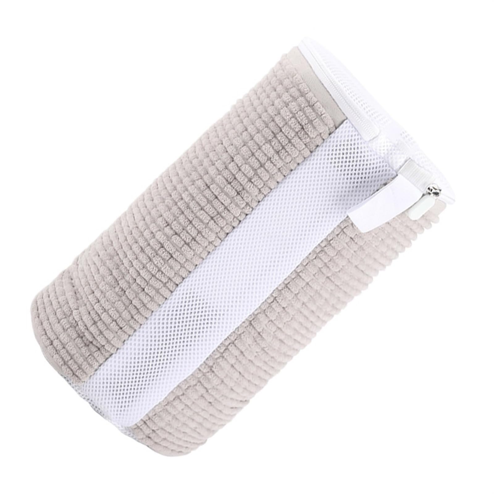 Chenille Shoe Laundry Bag with Side Zipper for Washing Machine