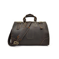 Leather Travel Duffel Bag for Weekender & Business Trips
