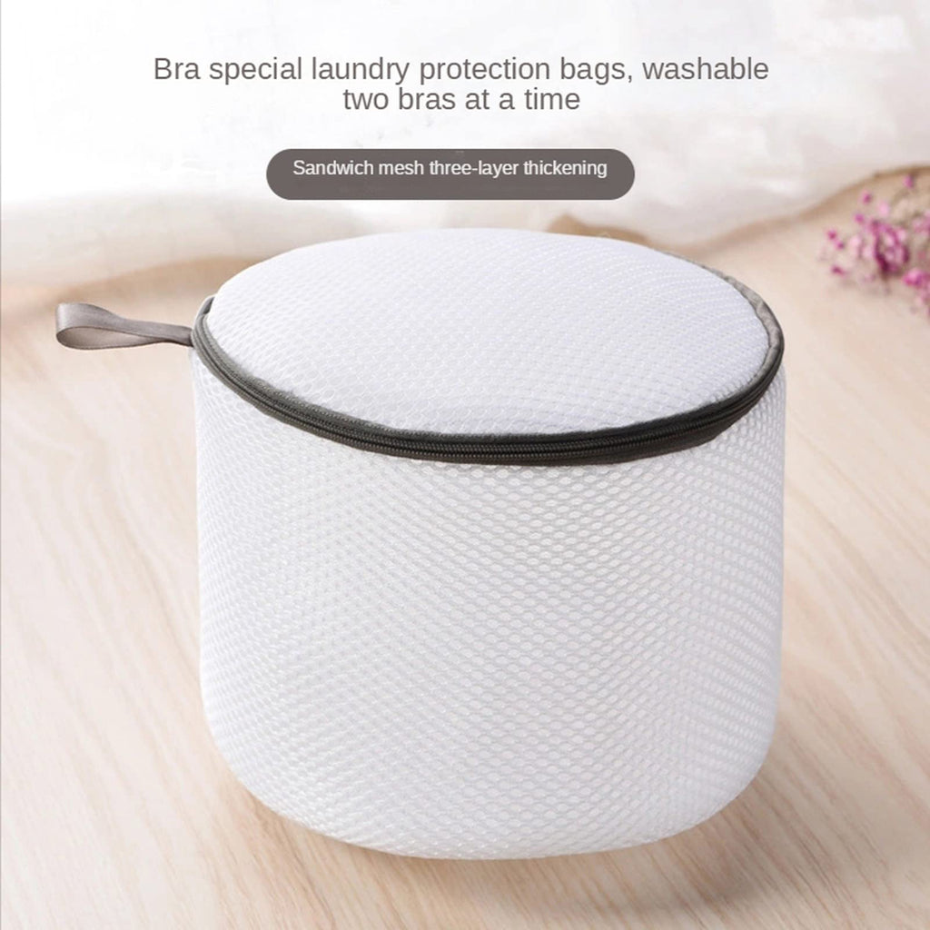 5-Piece Mesh Laundry Bags with Zipper for Delicates & Shoes