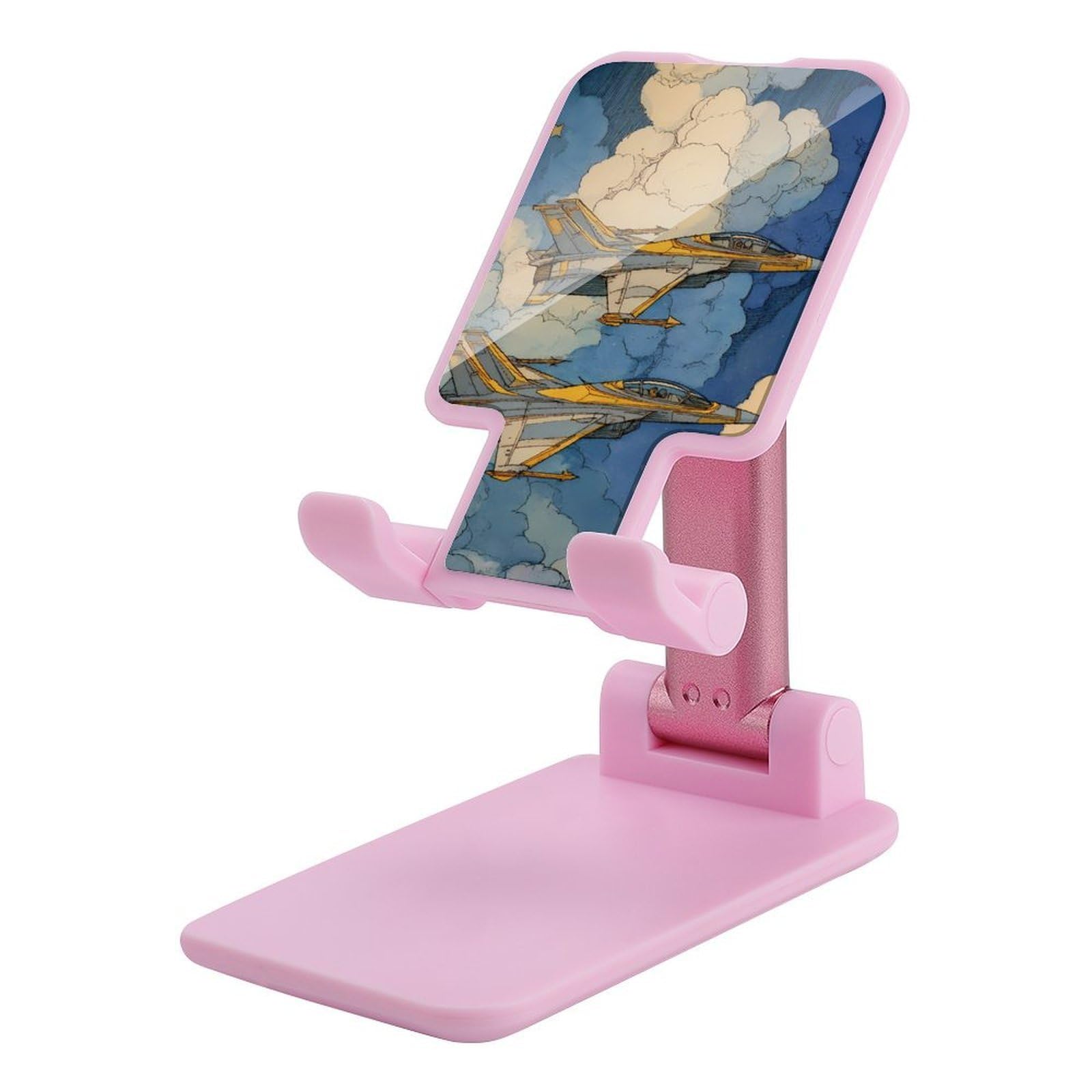 Fighter Jets Flight Foldable Phone Stand for Desk Holder