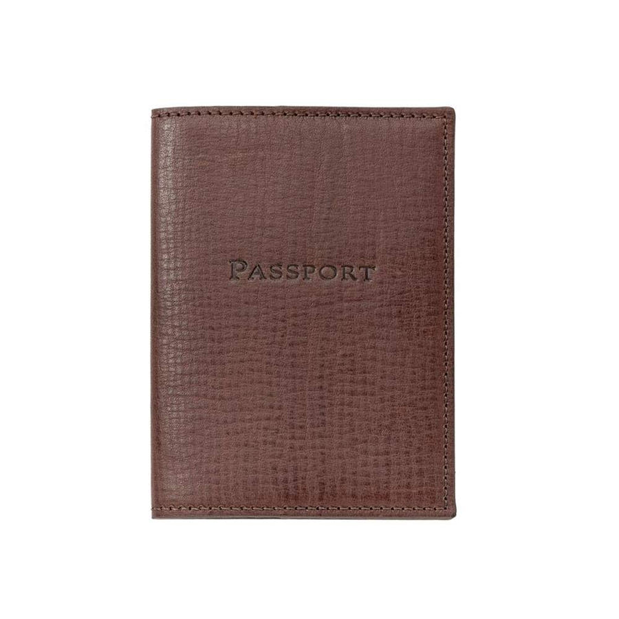 Brown Leather Passport Holder