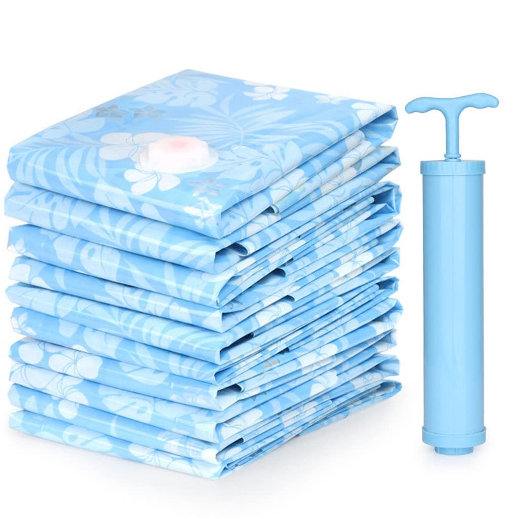 10-Pack Vacuum Compression Storage Bags 60 × 80 cm for Travel & Home