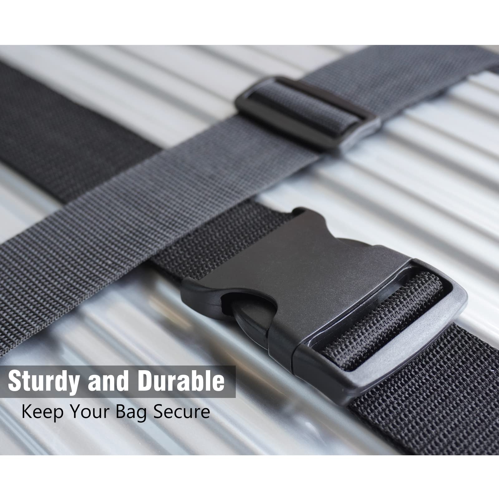 78" Adjustable Luggage Strap for Suitcases