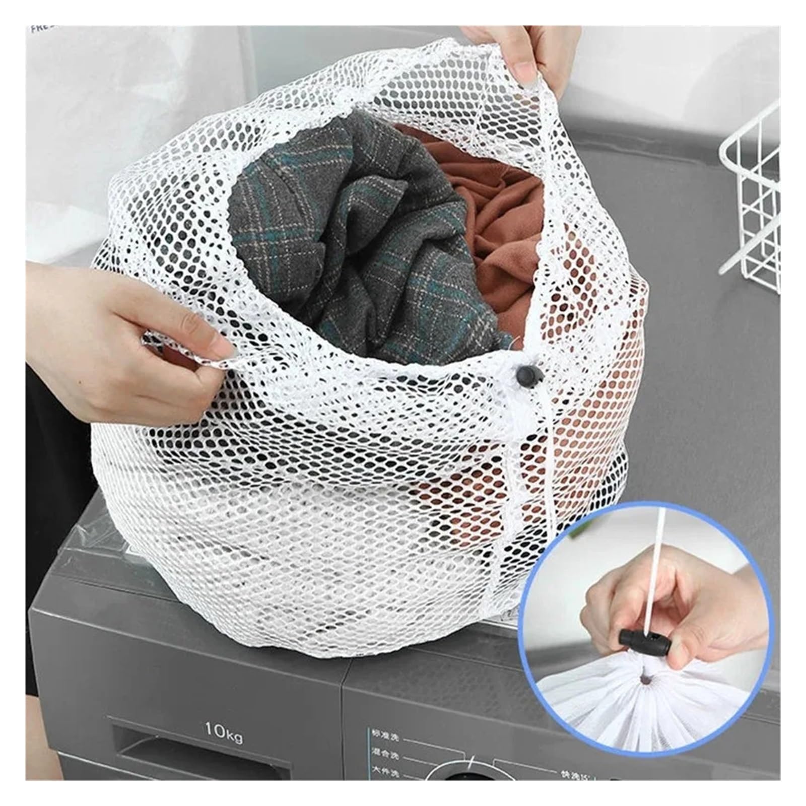 1–4PCS Mesh Laundry Bags for Clothes, Shoes & Delicates