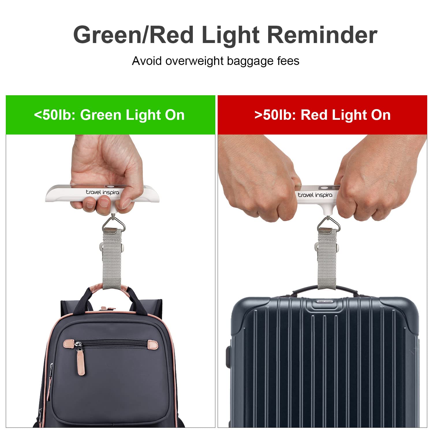 RFID Travel Money Belt with Passport Holder & Digital Luggage Scale