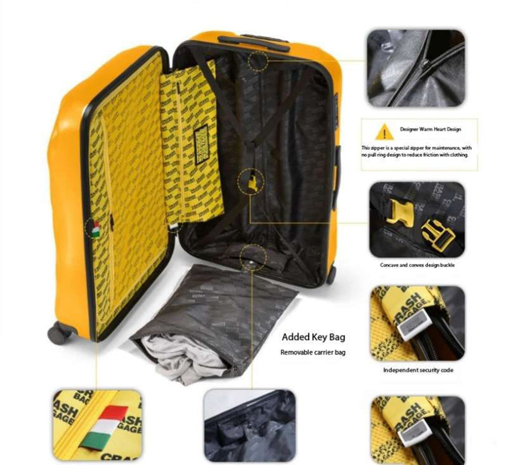 20" Aluminum Frame Carry-On Luggage with Wheels