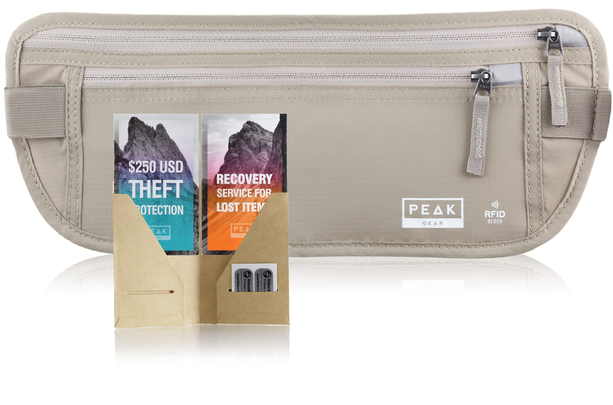 Peak Gear Money Belt Family by Color