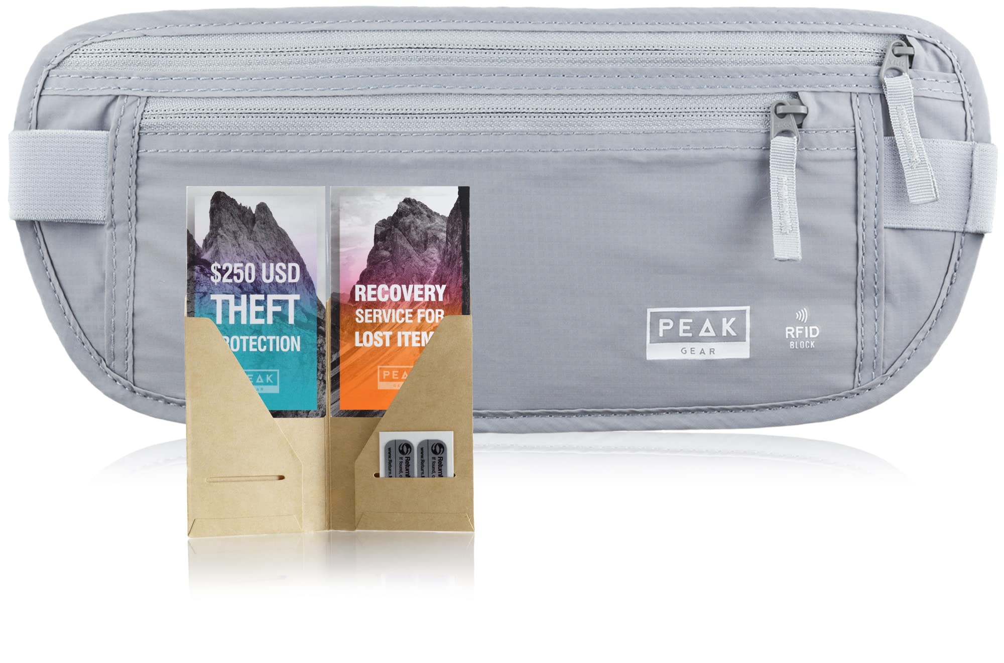 Peak Gear Money Belt Family by Color