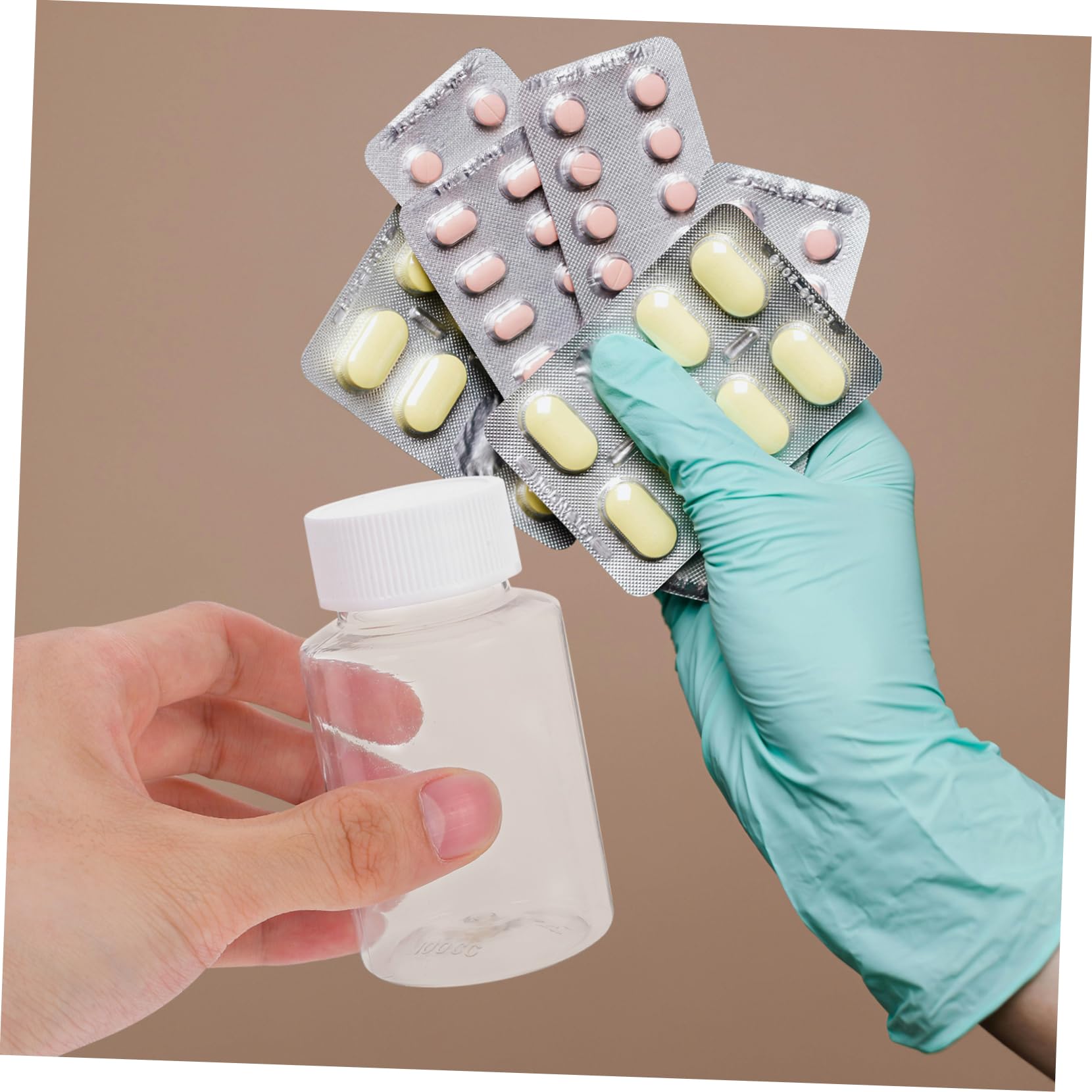 Small Travel Storage Bottles with Secure Caps