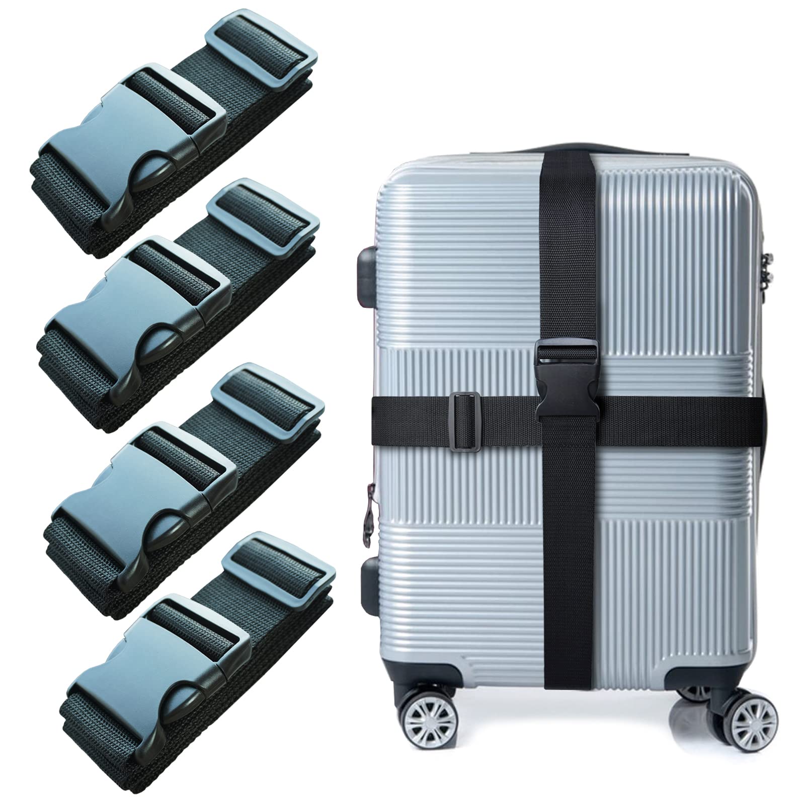 78" Adjustable Luggage Strap for Suitcases
