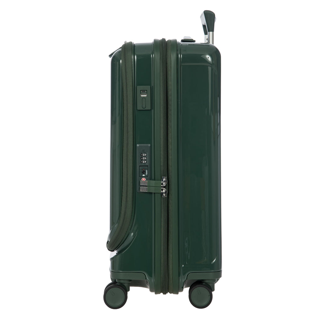 Carry-On Spinner Suitcase with USB Port and TSA Lock