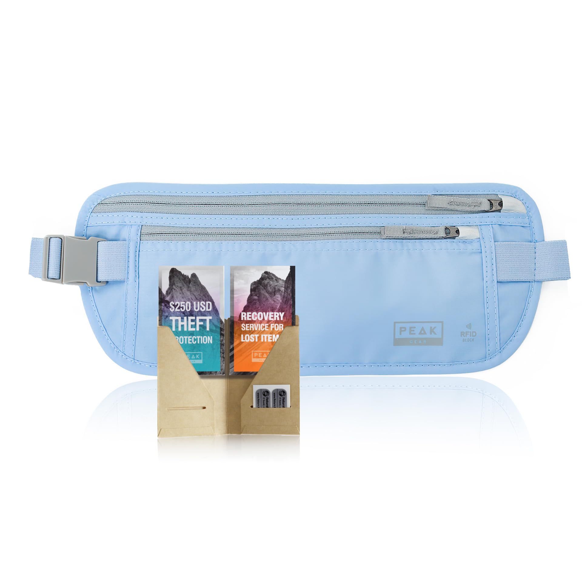 Peak Gear Money Belt Family by Color