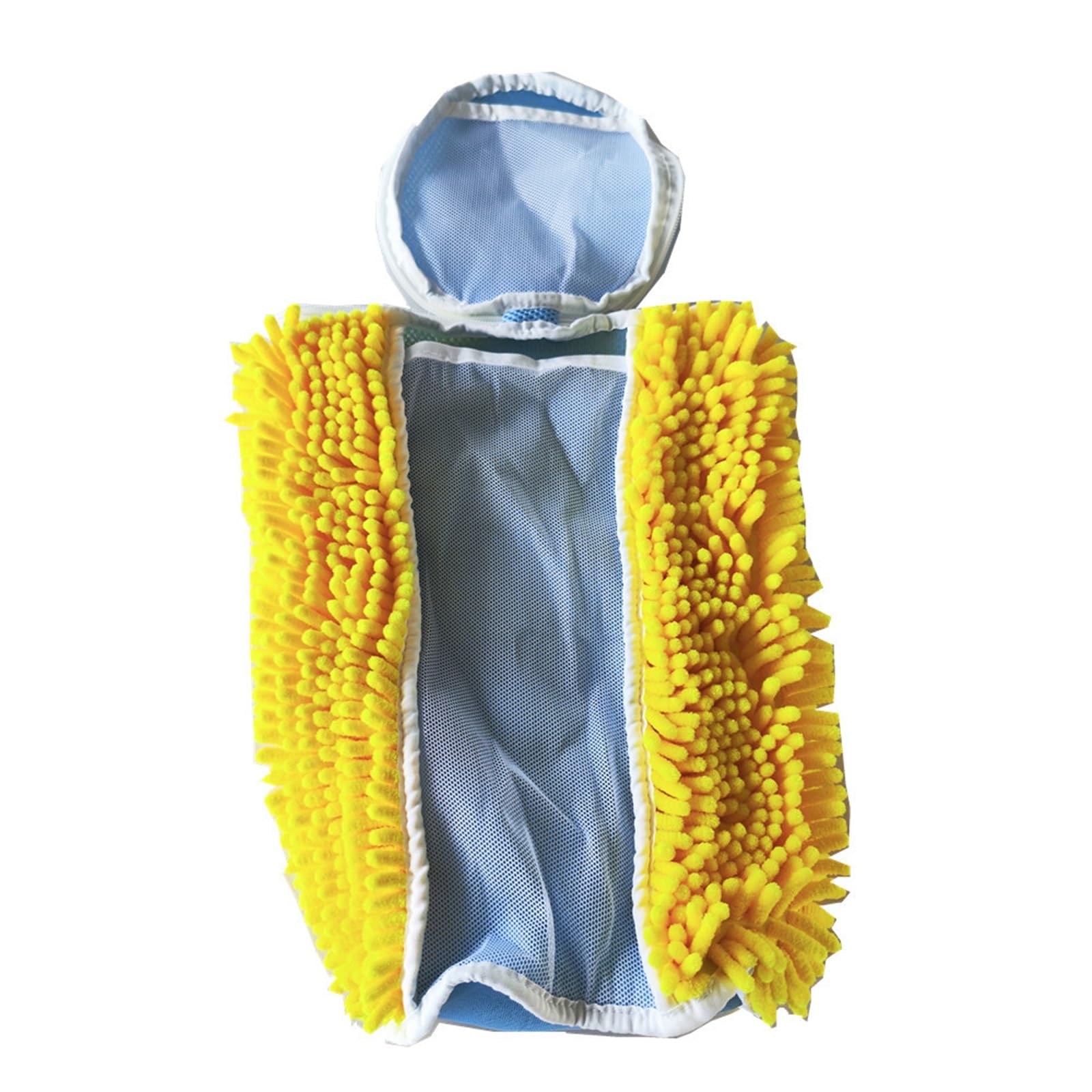 Chenille Shoe Laundry Bag with Side Zipper for Washing Machine