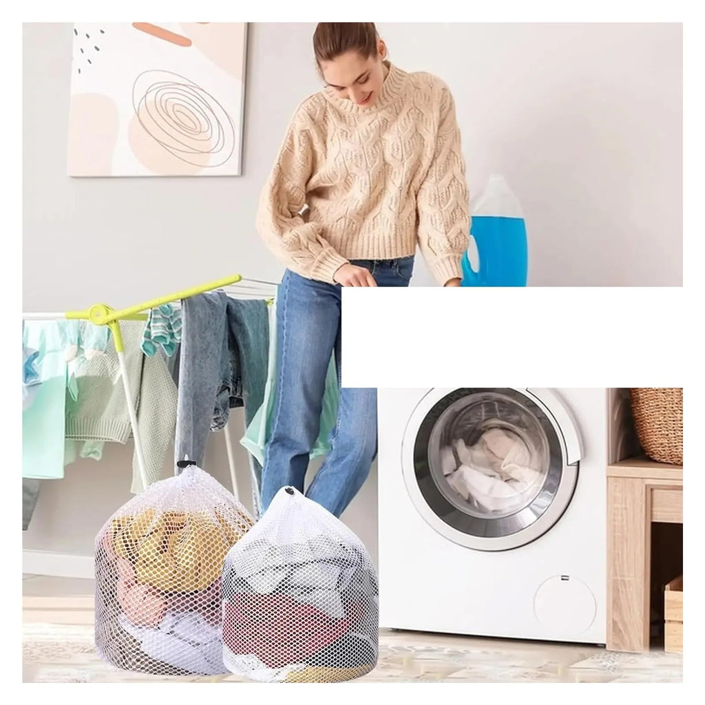 1–4PCS Mesh Laundry Bags for Clothes, Shoes & Delicates