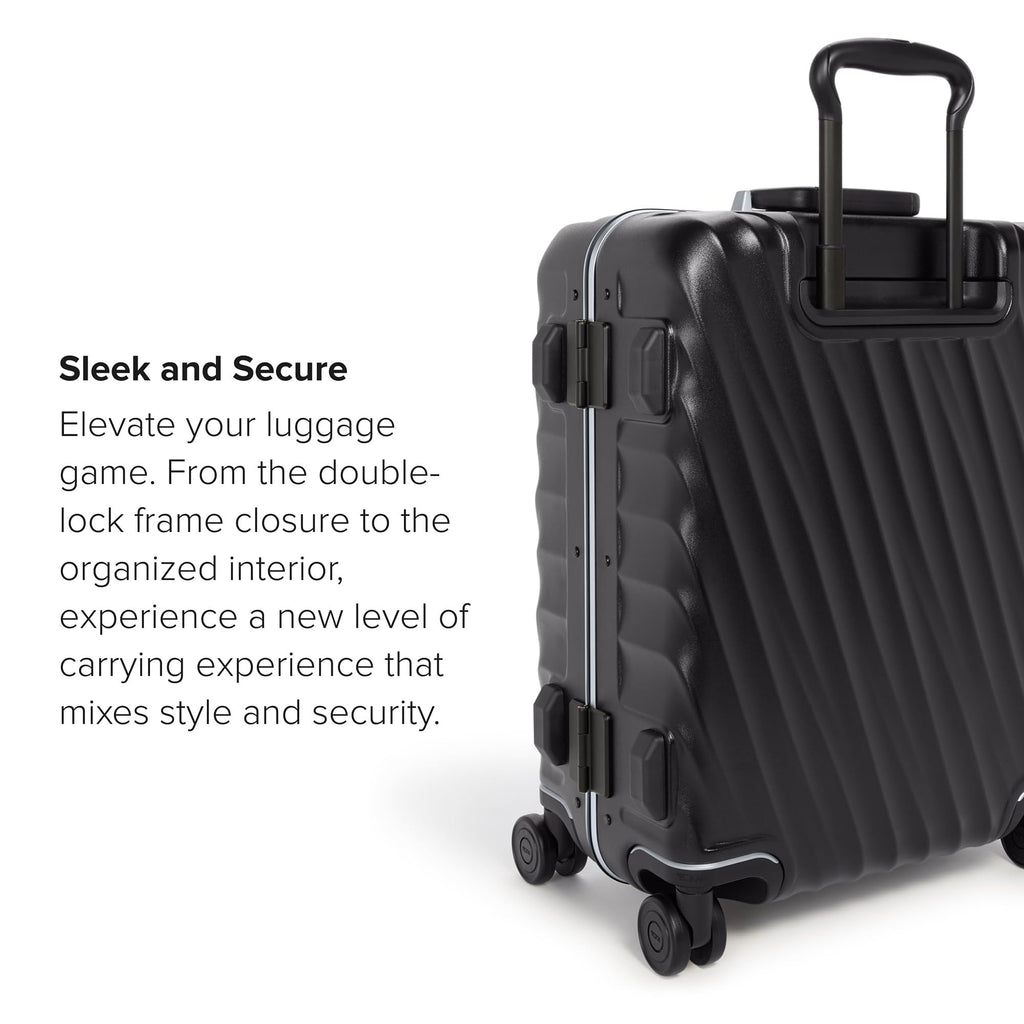 19° Frame Hardshell 4-Wheel Suitcase with Double-Lock Closure