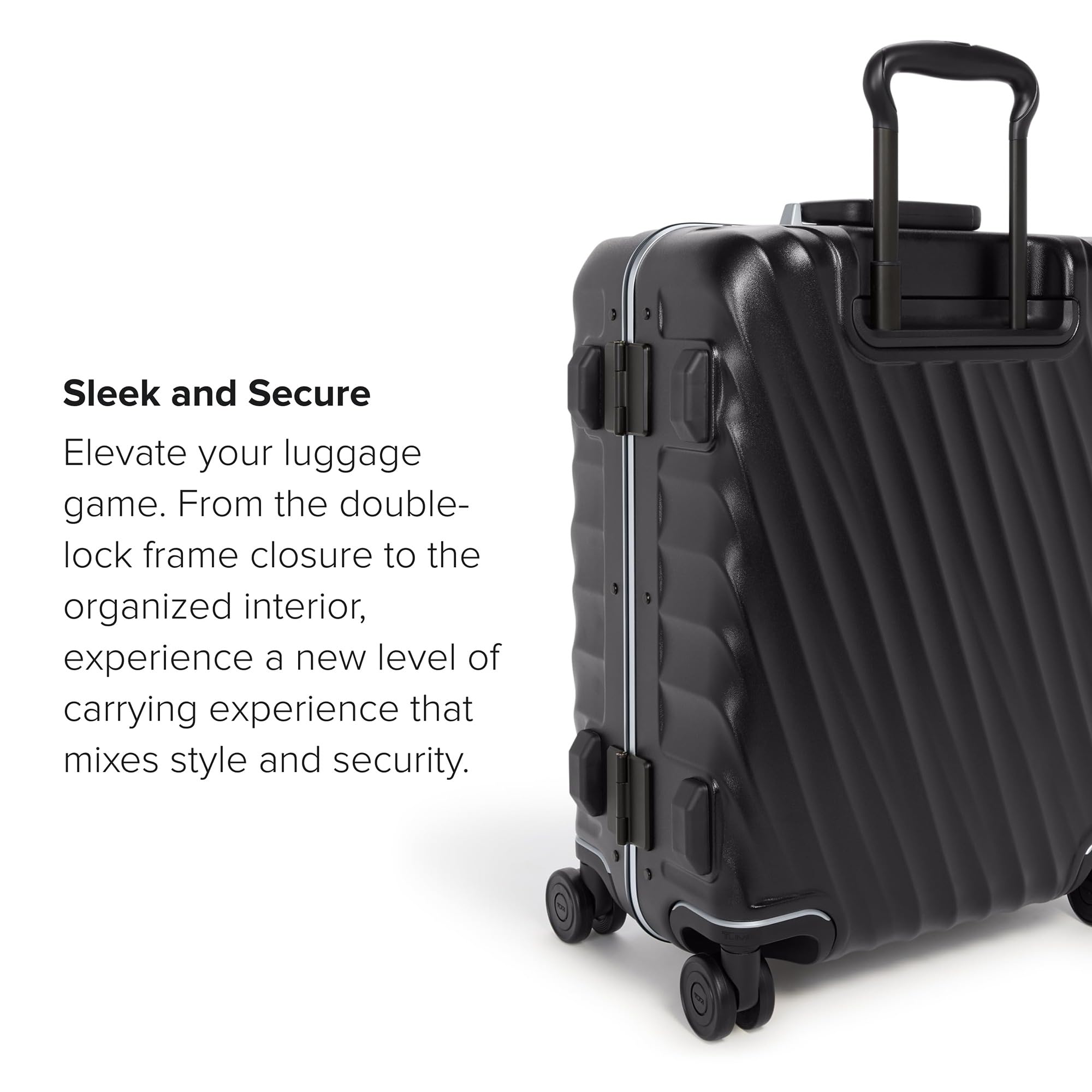 19° Frame Hardshell 4-Wheel Suitcase with Double-Lock Closure