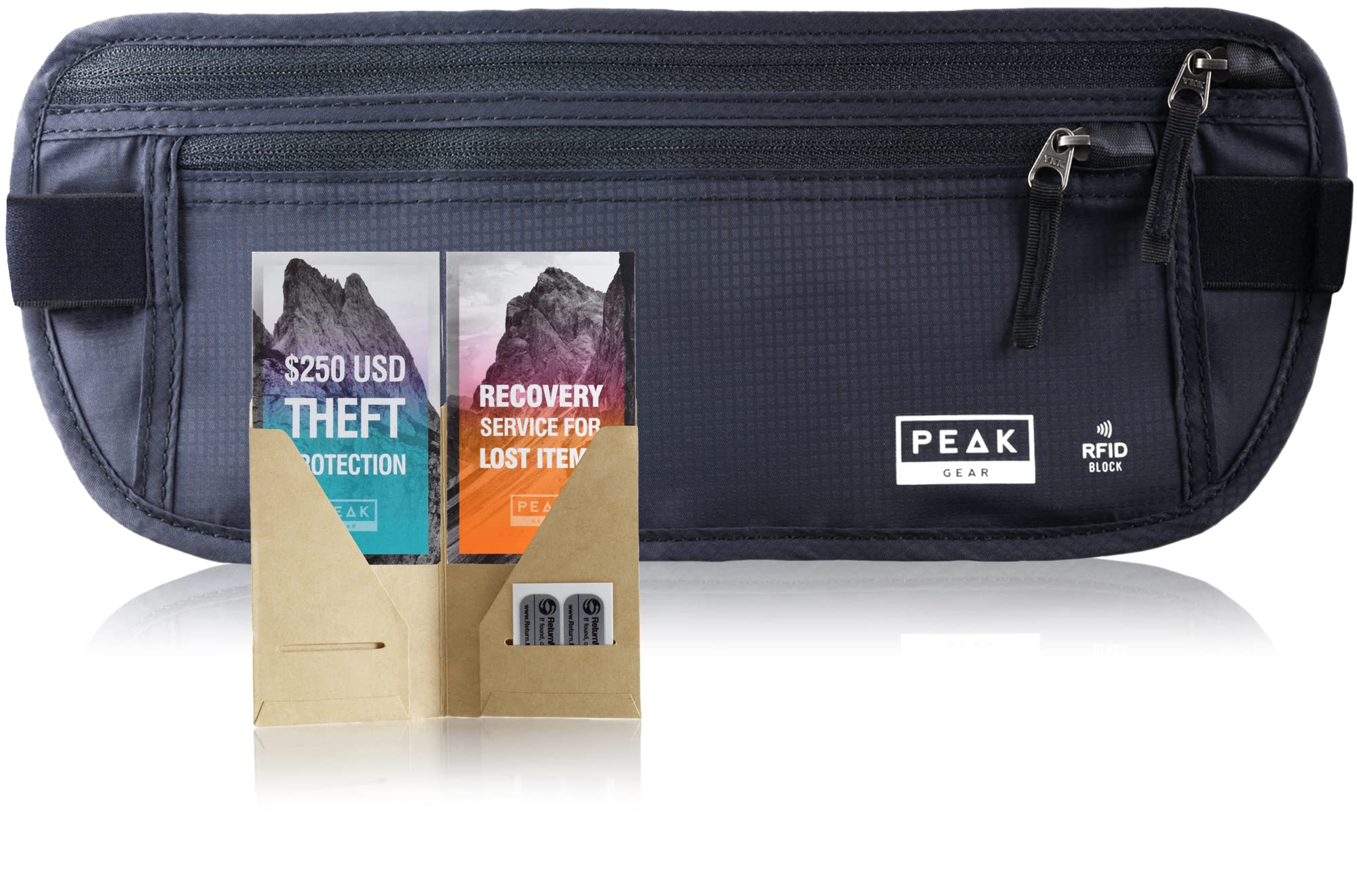 Peak Gear Money Belt Family by Color