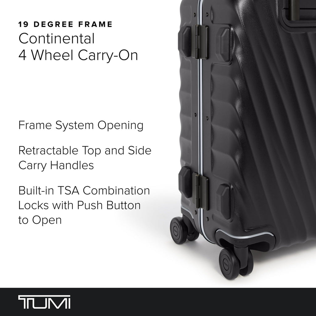 19° Frame Hardshell 4-Wheel Suitcase with Double-Lock Closure
