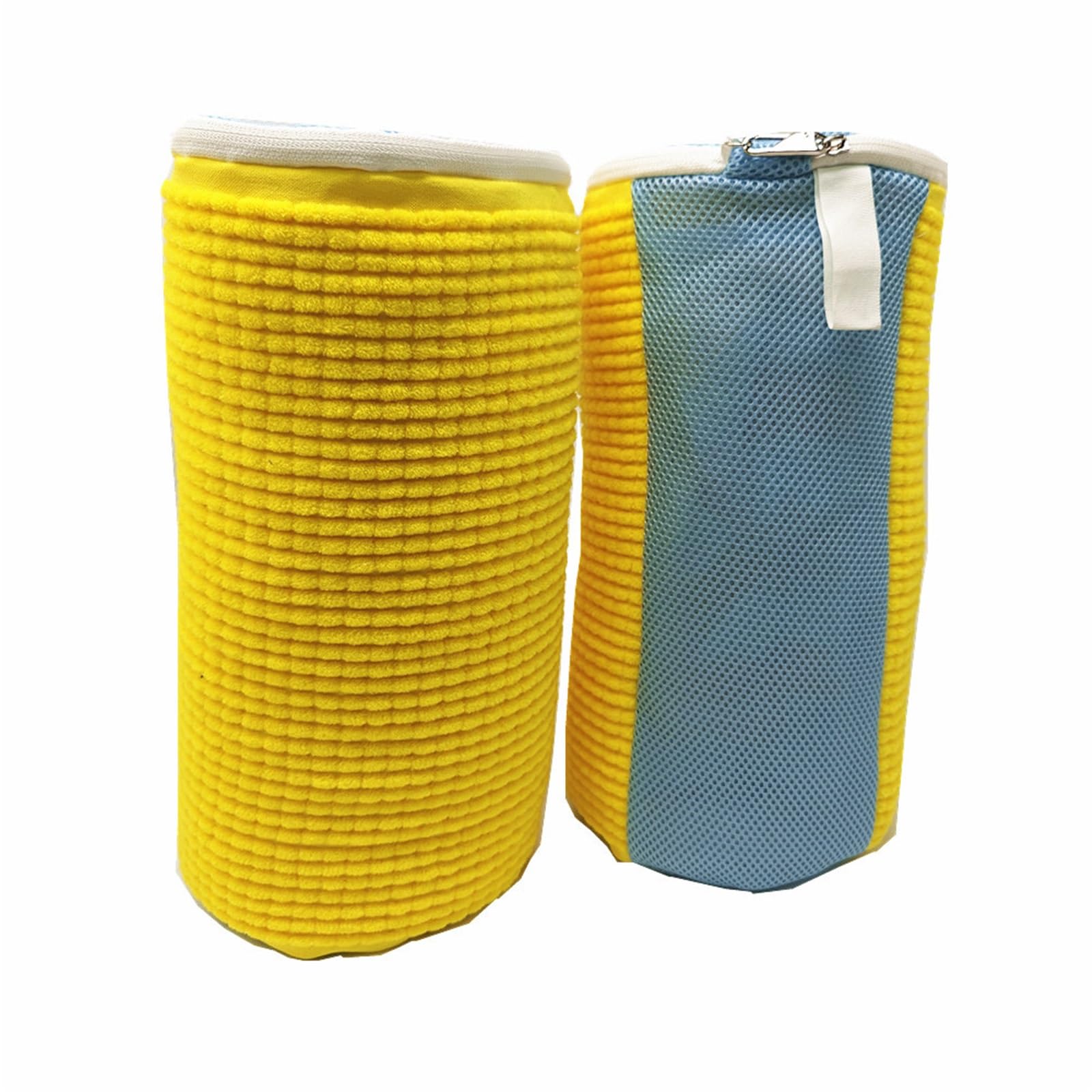 Chenille Shoe Laundry Bag with Side Zipper for Washing Machine