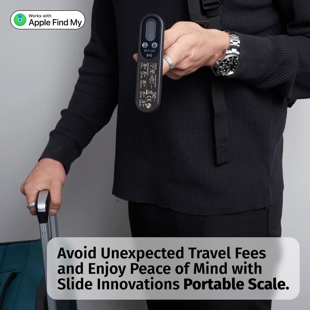 Digital Luggage Scale with LED Display & Find My Tracker
