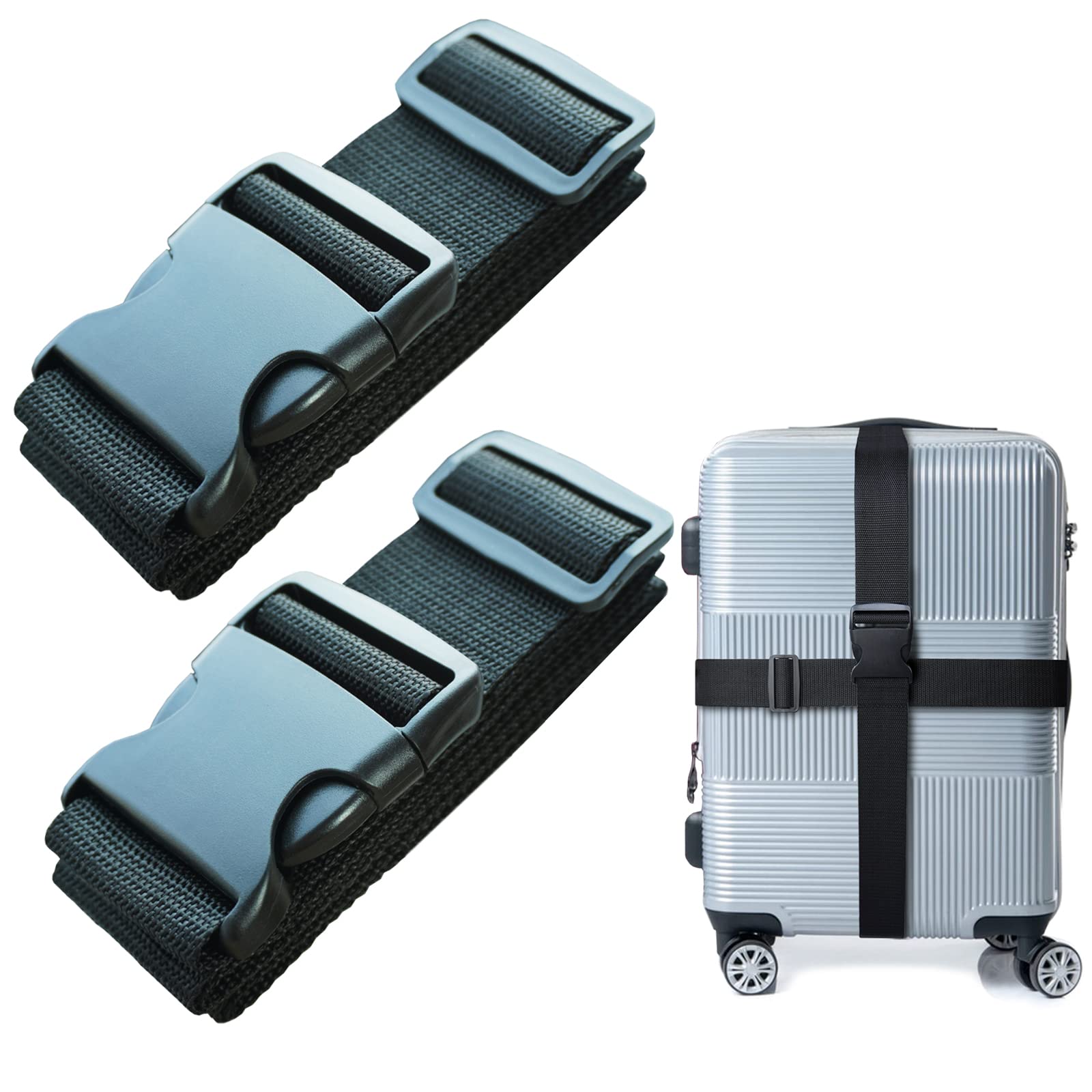 78" Adjustable Luggage Strap for Suitcases