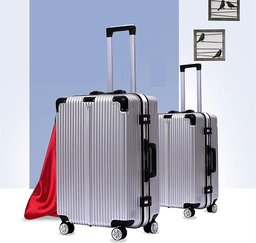 24" Aluminum Frame Carry-On Suitcase with Combination Lock