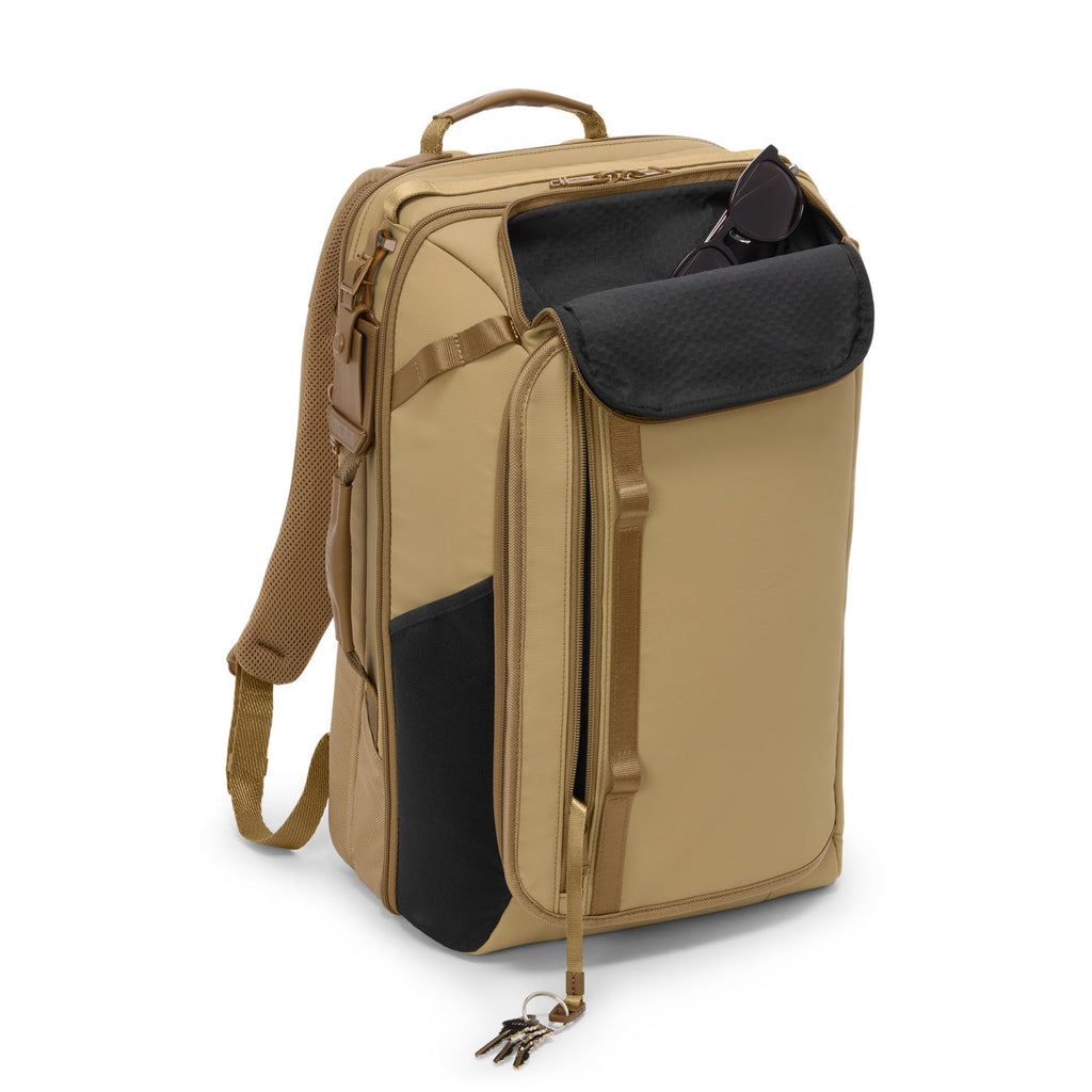 Multi-Compartment Travel Backpack with Adjustable Straps