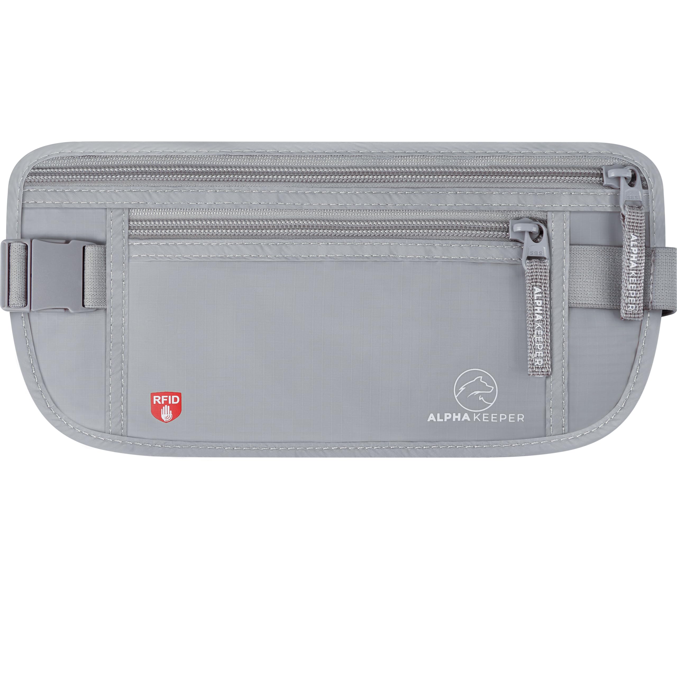 RFID Travel Money Belt with Hidden Passport Wallet