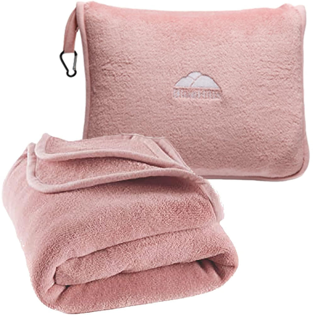 Premium Travel Blanket & Pillow Set with Carry Bag